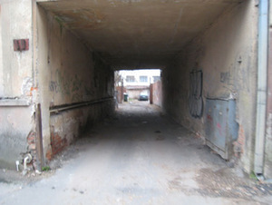 Patekimas į vidinį kiemą Patekimas į vidinį kiemą