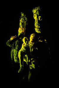 Spektaklio „Pagalvinis“ fragmentas. D. Matvejevo nuotr.