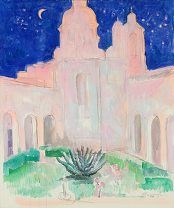 Painting created by Paravon Mirzoyan during the plein air Painting created by Paravon Mirzoyan during the plein air