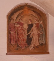 Hotel Perkūno Namai, Kaunas, wall painting, al secco, 2007.