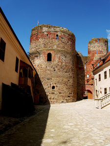 Bauskės pilies kiemas, Latvija. Aut. nuotr.