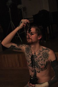 Roko Jakubausko performansas „Procesai“