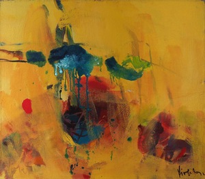 V. Rudinskaitė-Juodzevičienė. „Rudens lietus“, 100x120, 2008 m.