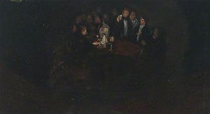 K. Ruseckas, ,,Karbonarų prisaikdinimas,“ 1824 m., LDM.