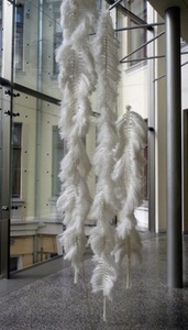 “Frost I-III“, weaving, 250-300x30-40 cm, 2006 “Frost I-III“, weaving, 250-300x30-40 cm, 2006