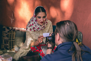 Sara Zaltash. 24 hour performance "God created rock and roll ..." Ineta Ivoškaitė photo. Sara Zaltash. 24 hour performance "God created rock and roll ..." Ineta Ivoškaitė photo.