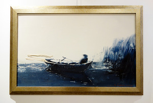 Alfredo Šato parodos „...alsuoju Ramybę...“ fragmentai. Deivio Slavinsko nuotr.