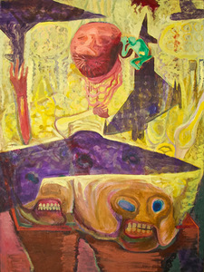 „Šešėliai ant viešpaties kūno“, dr., al., 146 x 195, 2014–2015 m. „Šešėliai ant viešpaties kūno“, dr., al., 146 x 195, 2014–2015 m.