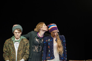 Spektaklio „Upės po žeme“ fragmentas. Giedriaus Kuncevičiaus nuotr.