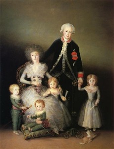 Francisco de Goya. "Dukes of Osuna family portrait" (1788). Prado Museum, Madrid, Spain. Francisco de Goya. "Dukes of Osuna family portrait" (1788). Prado Museum, Madrid, Spain.