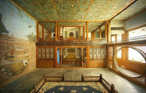 „Čianlongo sodo“ paviljonas. Ramiojo ilgaamžiškumo rūmai, 1771 m., Uždraustojo miesto rūmų muziejus, Pekinas, Kinija „Čianlongo sodo“ paviljonas. Ramiojo ilgaamžiškumo rūmai, 1771 m., Uždraustojo miesto rūmų muziejus, Pekinas, Kinija