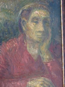 Eglė Velaniškytė. Moteris raudona suknele, 2013.