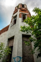 Nugriuvusį pastato bokštelį architektas Algimantas Sprindys perstatė pagal autentiškus išmatavimus.