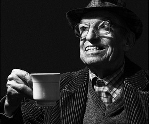 Stained-glass artist Kazys Morkūnas, 2012. Photograph of A.Aleksandravičius