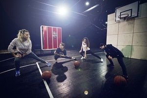 Spektaklio „Žalgirės“ repeticijų akimirka. Donato Stankevičiaus nuotr.